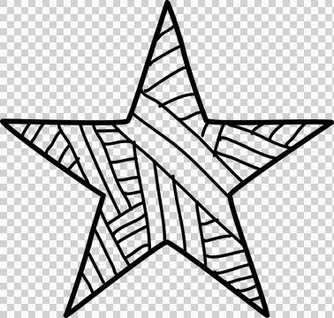 Hand drawn star Stock Photos