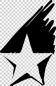 Hand drawn star Stock Photos