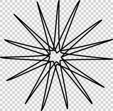 Hand drawn star Stock Photos