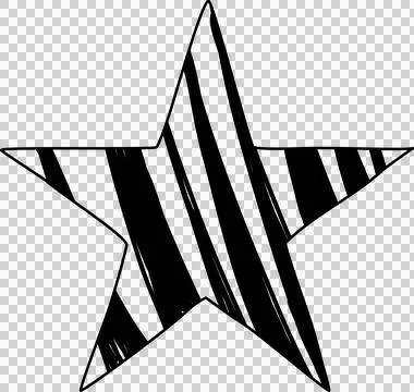 Hand drawn star Stock Photos