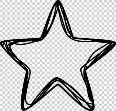 Hand drawn star Stock Photos