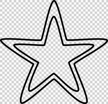 Hand drawn star Stock Photos