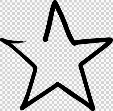 Hand drawn star Stock Photos