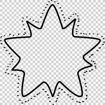 Hand drawn star Stock Photos