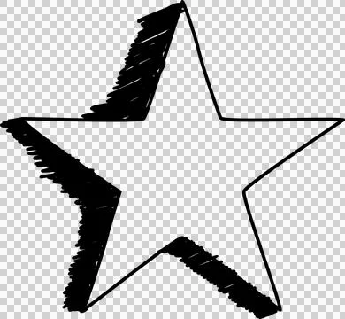 Hand drawn star Stock Photos