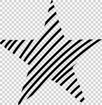 Hand drawn star Stock Photos