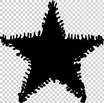 Hand drawn star Stock Photos