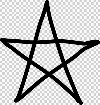 Hand drawn star Stock Photos