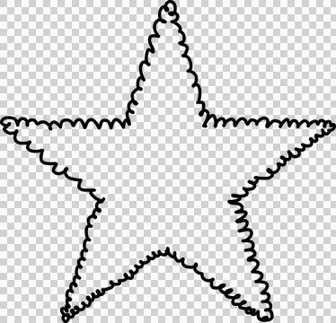 Hand drawn star Stock Photos