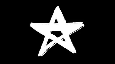 Hand drawn star shape in sketch doodle style. Stock Footage 282711399