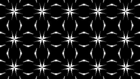 Hand Drawn Starburst Grunge Pattern Overlay - Abstract White Ink Texture Stock Footage 331875381