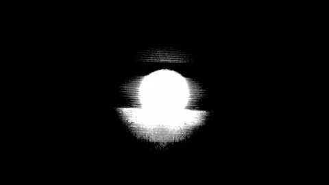 Hand-Drawn Stop Motion Glitch Circle Overlay Elements Видео 344033216