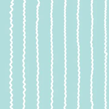 Hand drawn strip pattern for fabric design. Seamless pattern. Stock Illustration