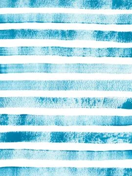 Hand-drawn striped background with blue lines Stock Illustration