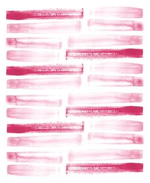 Hand drawn striped seamless pattern red rose watercolor stripes Stock Illustration