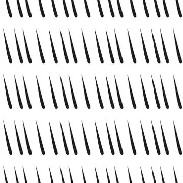 Hand drawn striped seamless pattern with short vertical brushstrokes in organ Stock Illustration
