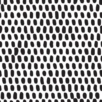 Hand drawn striped seamless pattern with short vertical brushstrokes Stock Illustration