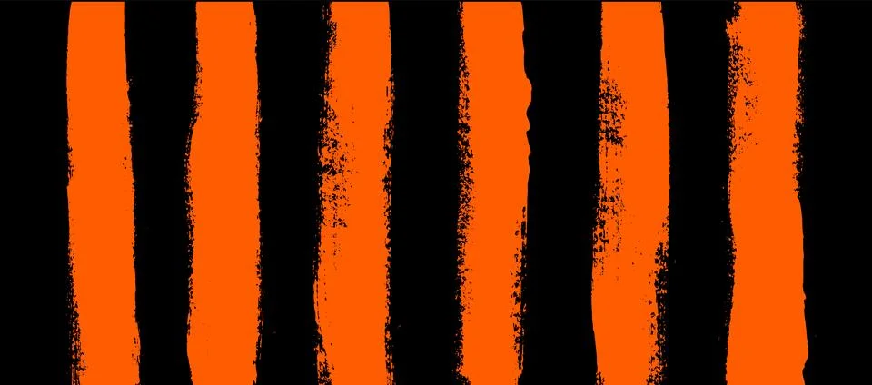 Hand drawn stripped vector background. Grunge halloween texture Stock Illustration