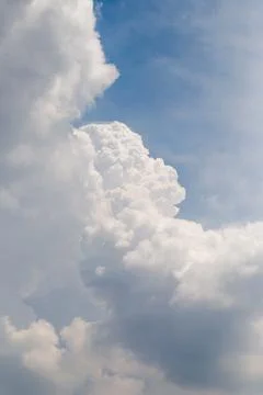 Hand Drawn Style Celestial Clouds Soft Background Stock Photos