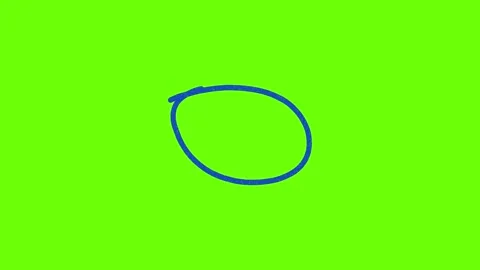 Hand-Drawn Style Objects on Green Screen – Animated Doodle Elements Stock Footage 314125022