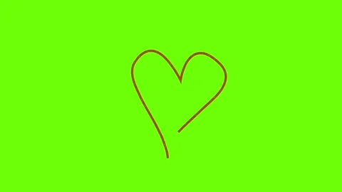 Hand-Drawn Style Objects on Green Screen – Animated Doodle Elements Stock Footage 314125040