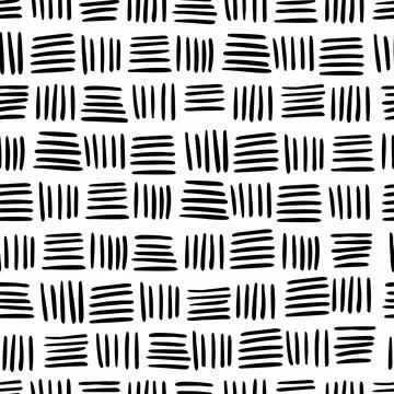 Hand drawn style seamless pattern Illustrazione stock