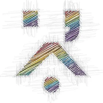 Hand drawn symbol Stock Illustration