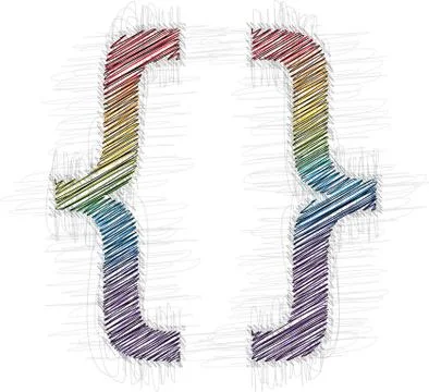 Hand drawn symbol Stock Illustration