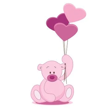 Hand drawn teddy bear Stock Illustration