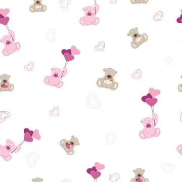 Hand drawn teddy bear Stock Illustration