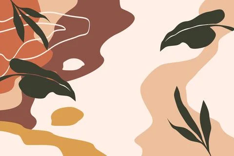 Hand drawn terracotta background vector Stock Illustration