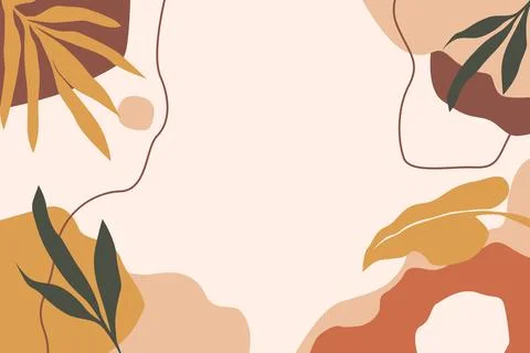Hand drawn terracotta background vector Stock Illustration