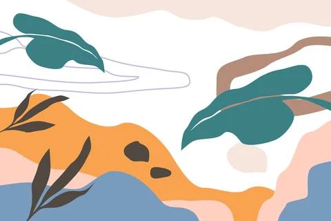 Hand drawn terracotta background vector Stock Illustration