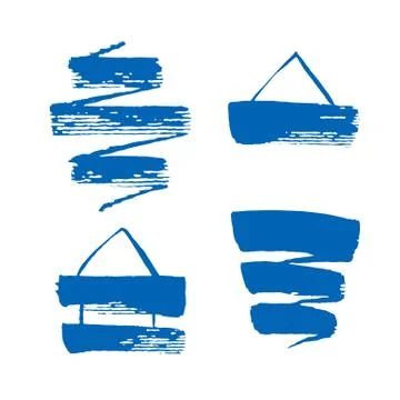 Hand Drawn texture banner for design project Stock Illustration