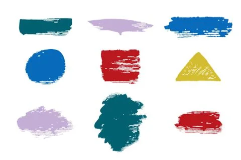 Hand Drawn texture banner for design project Stock Illustration