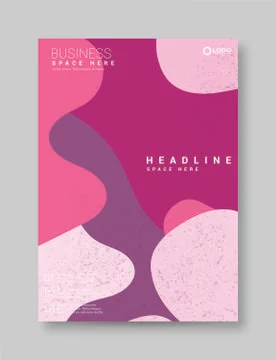 Hand drawn texture posters. Abstract doodle banners with modern trendy geometric Stock Illustration