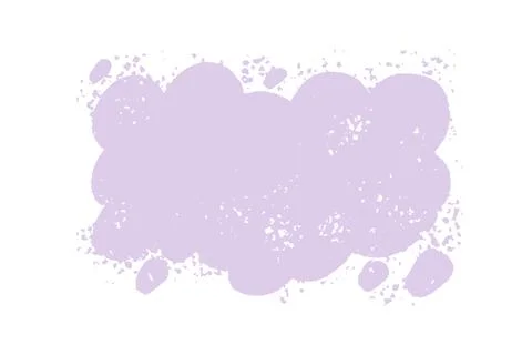 Hand drawn textured speech bubble background. Cloud shape backdrop. Call ou.. Stock Illustration
