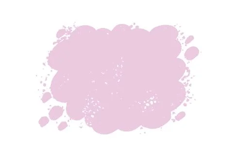 Hand drawn textured speech bubble background. Cloud shape backdrop. Call ou.. Stock Illustration