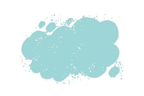 Hand drawn textured speech bubble background. Cloud shape backdrop. Call ou.. Stock Illustration