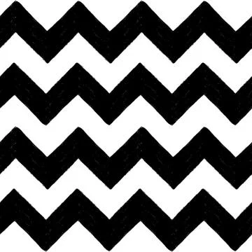 Hand drawn textured zig zag seamless pattern. Vector ilustration. 스톡 일러스트