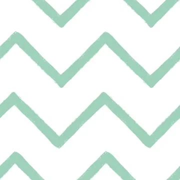 Hand drawn textured zig zag seamless pattern. Vector ilustration. Stock Illustration