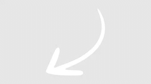 Hand drawn thin arrow graphic animation. Alpha channel Stock Footage 272794554