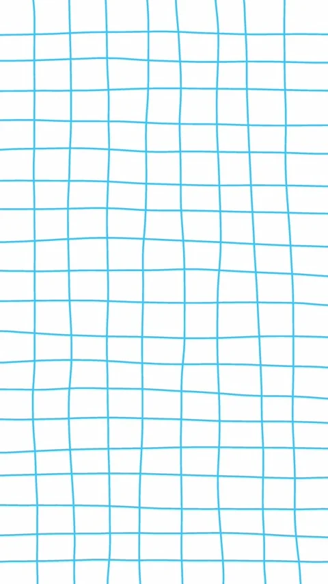 Hand-Drawn Thin Cyan Grid Pattern Vertical video | Sketchy Blue Square Texture Видео 332718639