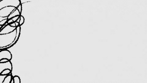 Hand-drawn transition frame-by-frame art Stock Footage 148747018