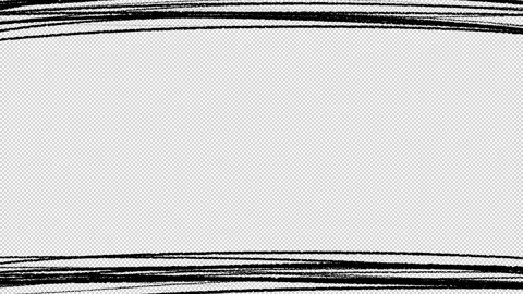 Hand-drawn transition frame-by-frame art Stock Footage 148747116