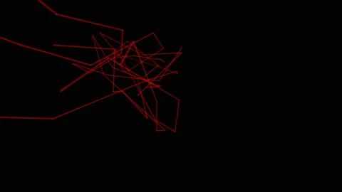 Hand Drawn Triangle Animation Stock Footage 98414693