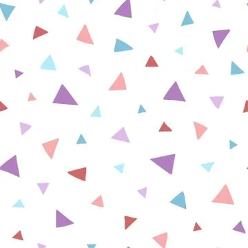 Hand drawn triangle pattern Stock Illustration