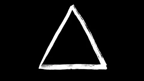 Hand drawn triangle in sketch doodle style. Stock Footage 282711105