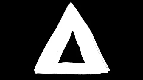 Hand drawn triangle in sketch doodle style. Stock Footage 282711468