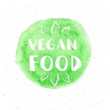 Hand-drawn typographic elements for design. Natural products and vegan food l イラスト素材